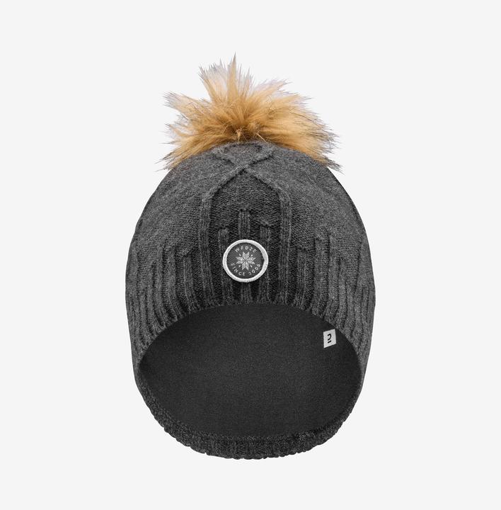 Immagine prodotto Wedze Cappello da adulto in maglia a cavo - Pelliccia Virgin grigio scuro