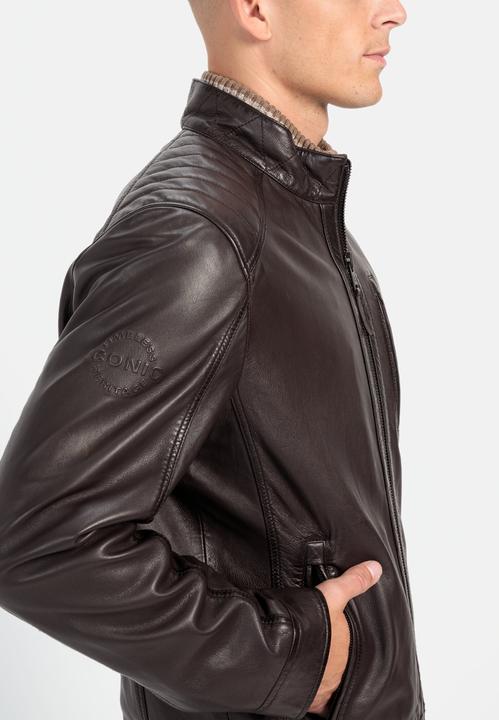 Produktbild Camel Active Lederjacke mit Stehkragen (52)
