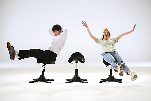Image du produit kaiserkraft Tabouret pivotant de selle, auto-équilibré