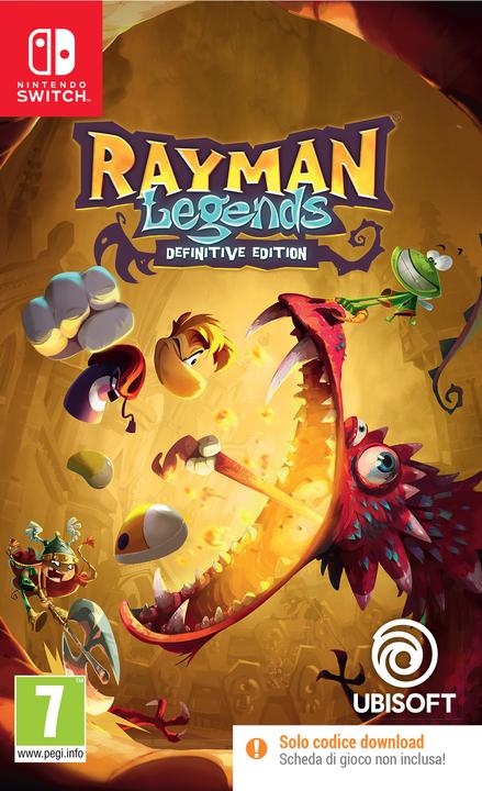Actual product image Ubisoft Rayman Legends Definitive Edition (Code in Box) (Switch Lite, Switch OLED, Switch, DE)
