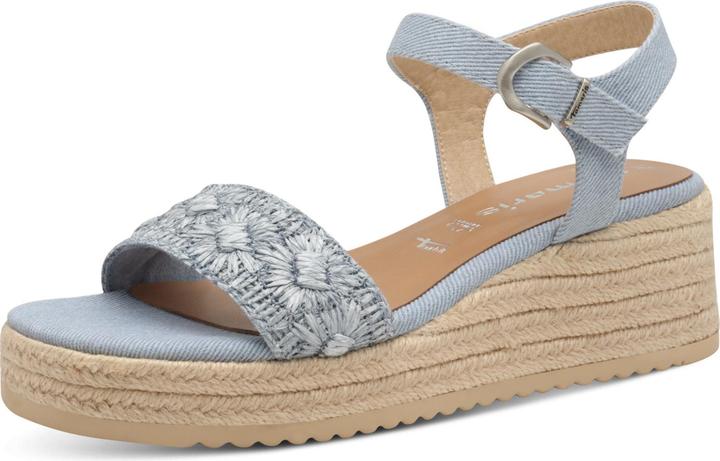 Produktbild Tamaris Sandalen Touwzool Sandalen Touwzool - Licht blauw - Maat 40 (40)