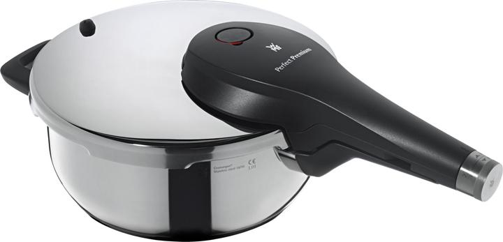 Produktbild WMF Schnellkochtopf- Set PERFECT PREMIUM silberfarben (22 cm, Dampfkochtopf, Edelstahl)
