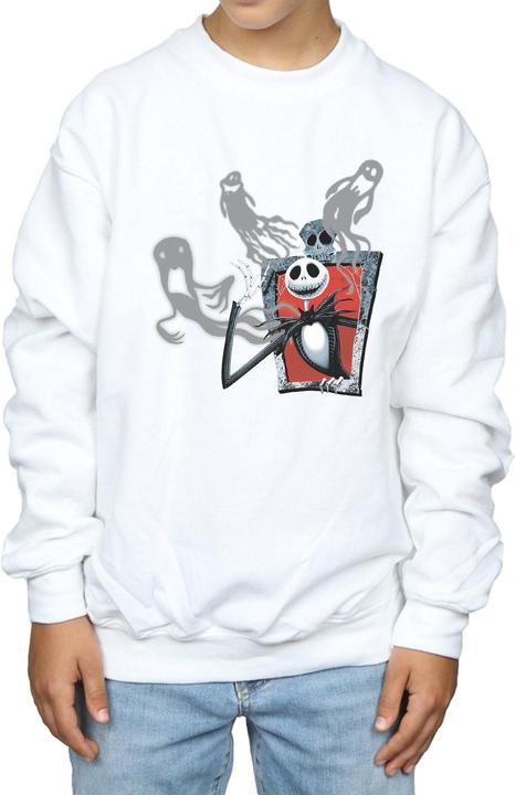 Actual product image Disney Boys Nightmare Before Christmas Ghosts Of Jack Sweatshirt (128)