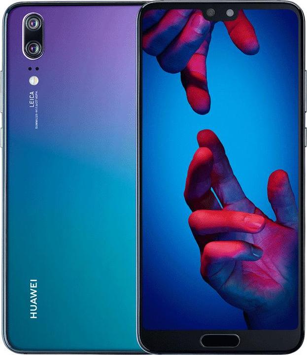 Huawei P20 (128 GB, Twilight, 5.80", Dual SIM, 12 Mpx, 4G)