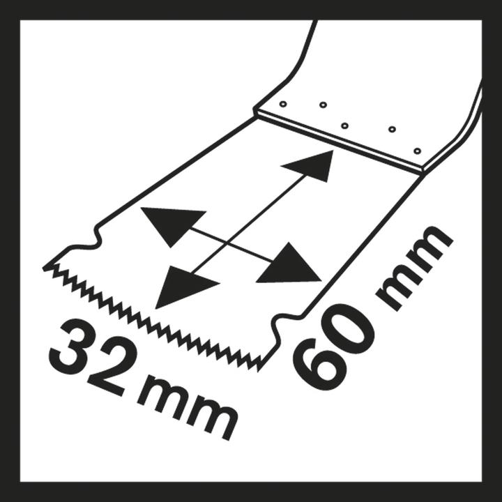 Produktbild Bosch Professional Zubehör BIM Tauchsägeblatt PAIZ 32 APB, Wood and Metal, 60 x 32 mm, 1-er Pack
