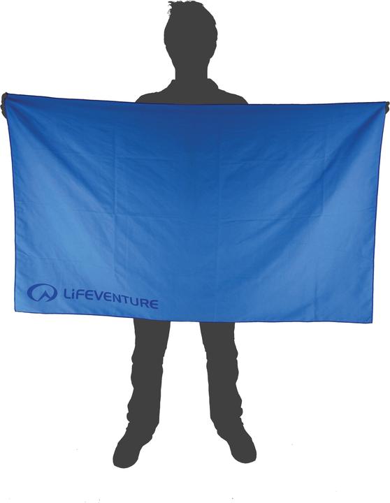 Actual product image Lifeventure MicroFibre Trek Towel, Blue, Giant