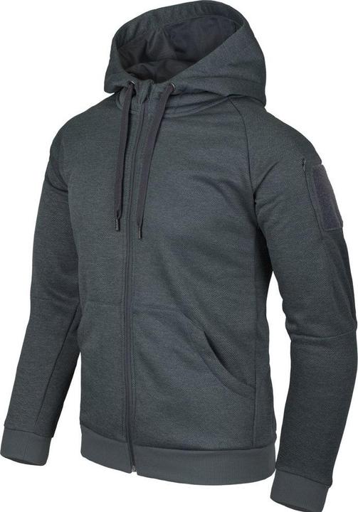Helikon Urban Tactical Hoodie (FullZip)® Melange Black-Grey - L (L)