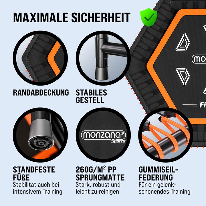 Produktbild Monzana Fitnesstrampolin (120 cm)