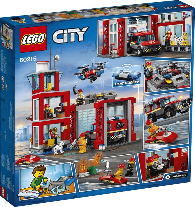 Produktbild LEGO Feuerwehr Station (60215, LEGO City)