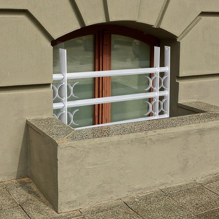 Actual product image Relaxdays Pull-Out Window Security Grill