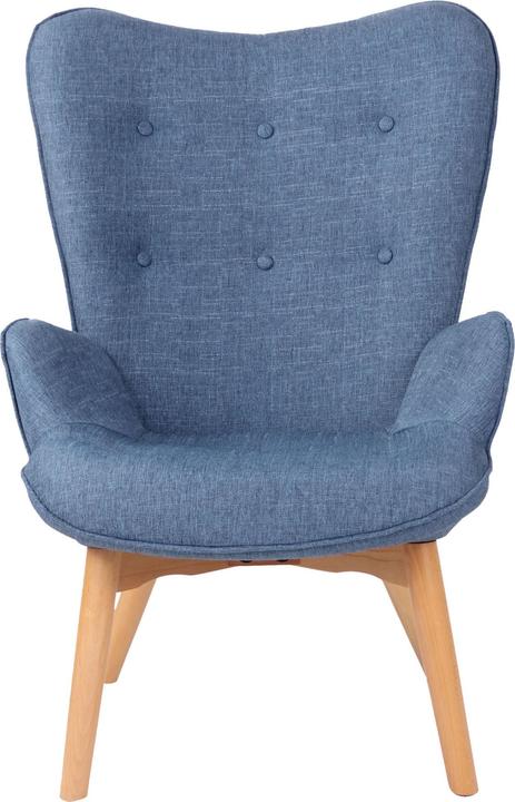 Produktbild CLP Lounger Durham Stoff, blau