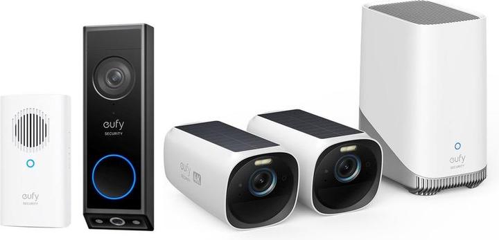 Produktbild eufy Security - Eufycam 3 mit 2 Kameras mit Solarpanel + E340 2K Wireless