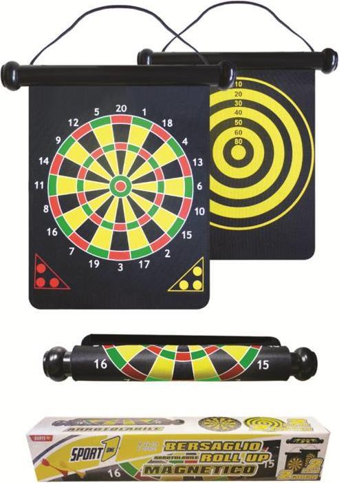 Power Play Dartspil magnet "2i1 Rul up" m/6 pile