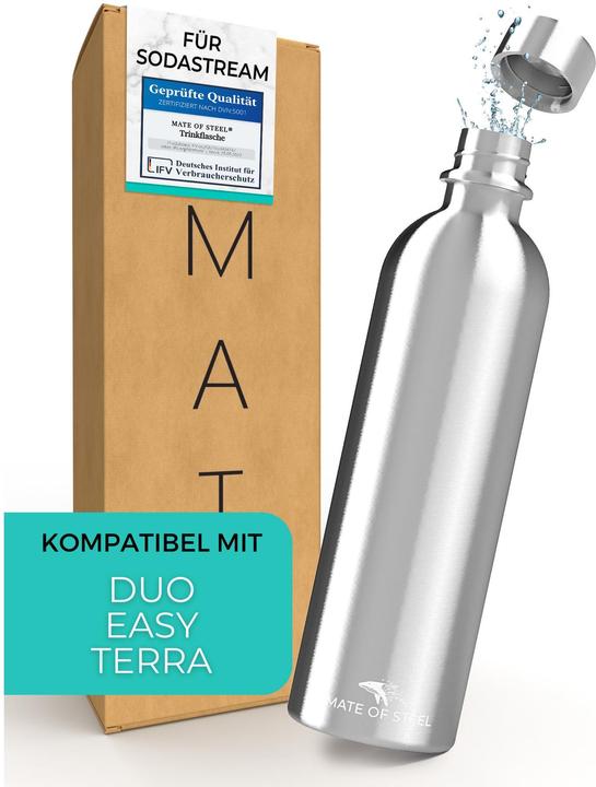 Produktbild SodaBär Mate of Steel Isolierflasche Dory für SodaStream