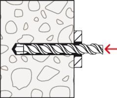 Actual product image Fischer Concrete anchor Thickness (50 pcs.)