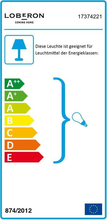 Label énergétique Loberon Givre (E14)