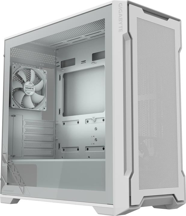 Produktbild Gigabyte C102GI PC Case Full-Size Tempered Glass Side Panel With 2xUSB 3.0 Pre-installed two 120mm f (Mini-ITX)