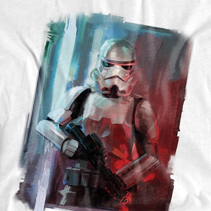 Actual product image Star Wars Unisex Adult Obi Wan Kenobi Painted T-Shirt (L)