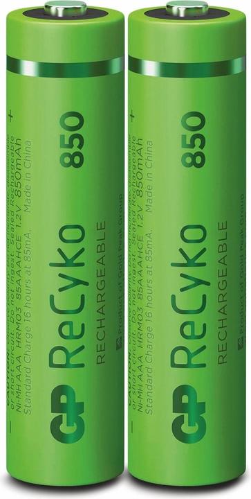 Actual product image GP Batteries ReCyko (2 pcs., AAA, 850 mAh)