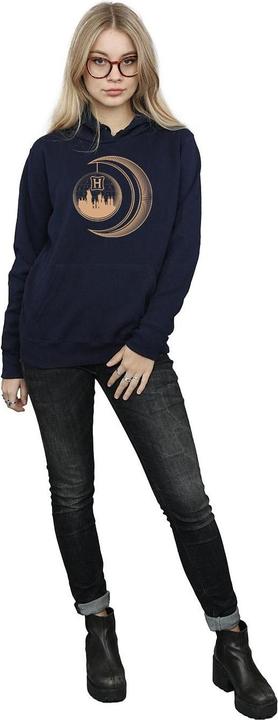 Immagine prodotto Hogwarts Moon Felpa con Cappuccio Donna (XL)