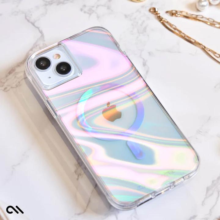 Produktbild Case-Mate Soap Bubble MagSafe - Etui iPhone 15 (Iridescent) (Apple iPhone 15)