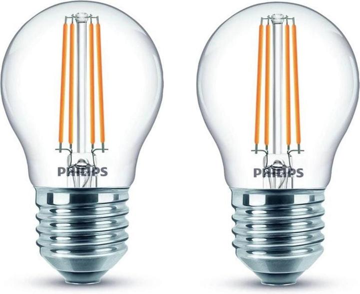 Produktbild Philips Lampe (E27, 4.30 W, 470 lm, 2 x, F)