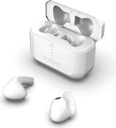 Image du produit Ryght Casque intra-auriculaire MINO Bluetooth® stéréo Microphone blanc Réduction du bruit Indicateur de (ANC, Filaire)