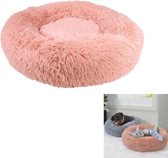 Image du produit coussin lit apaisant chat rose 60 cm (Chien)