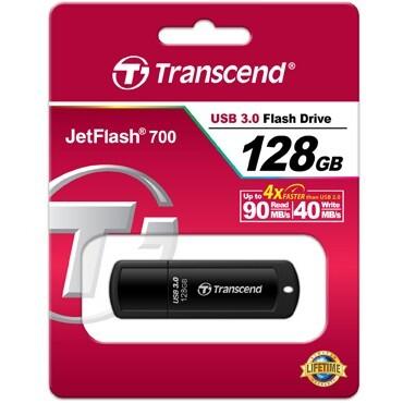 Produktbild Transcend JetFlash 700 (128 GB, USB-A)