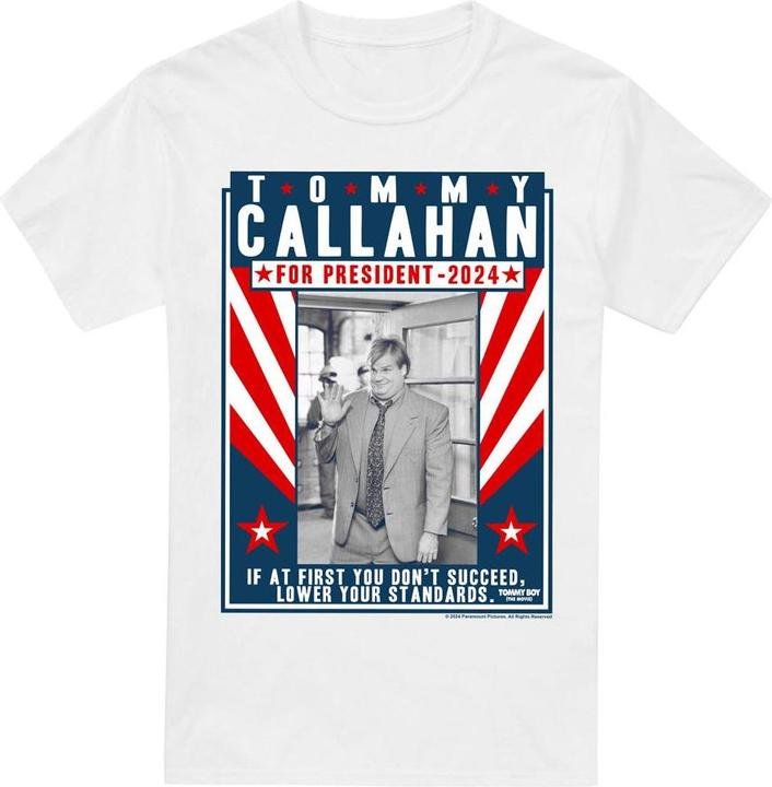 Image du produit - T-shirt CALLAHAN FOR PRESIDENT LOWER YOUR STANDARDS - Homme (XL)