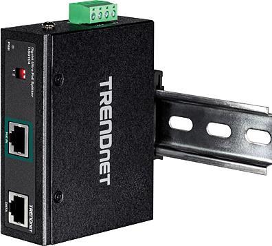 Produktbild Trendnet TI-SG104 PoE-Splitter (DIN-Schienenmontage möglich) (PoE Splitter)