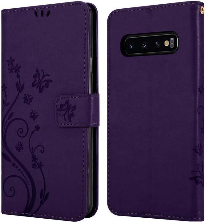 Productafbeelding Cadorabo Bloemen Boekomslag (Samsung Galaxy S10)