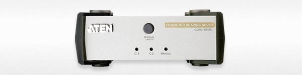 Actual product image Aten PC Sharebox 2Port reverse KVM switch