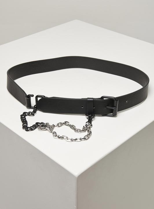 Image du produit Urban Classics Ceinture en cuir d'imitation avec chaîne en métal (L)