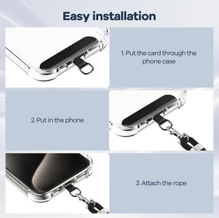 Produktbild Screenguard Universal Necklace Handykette für Smartphone Hüllen
