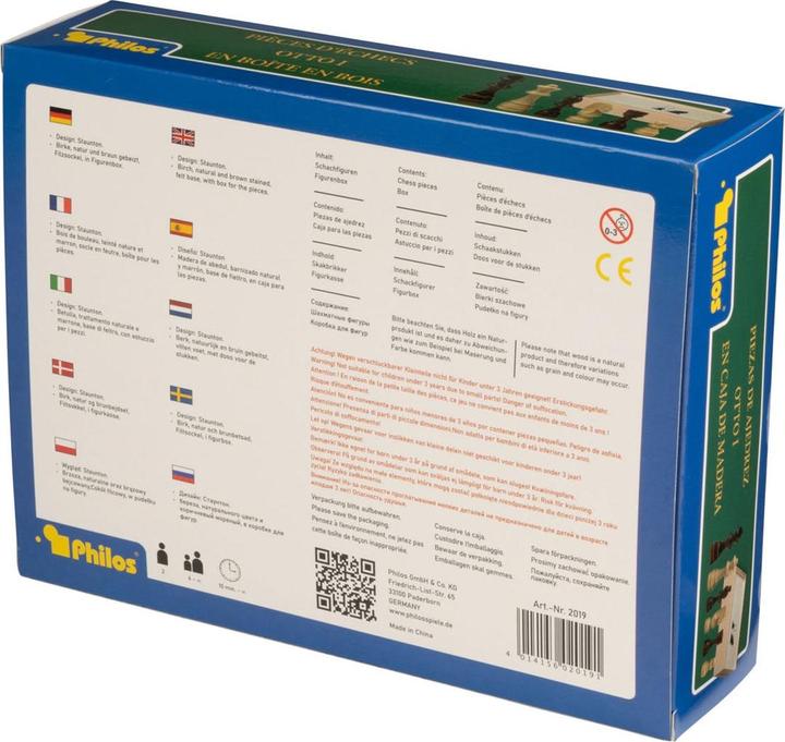 Actual product image Philos Chess pieces