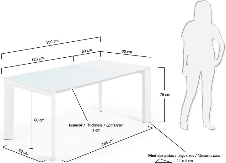 Actual product image Kave Home Axis (80 x 120 x 76 cm)