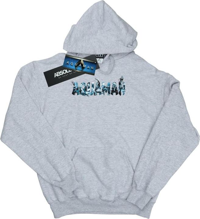 Image du produit - Sweat à capuche AQUAMAN TEXT LOGO - Fille (152, 158)