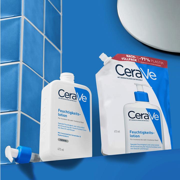 Produktbild CeraVe Moist Lotion Refill englisch französisch (Körperlotion, 473 ml)