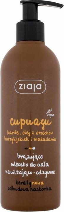 Actual product image Ziaja Cupuacu Body Milk - (Self-tanning towel, 300 ml)