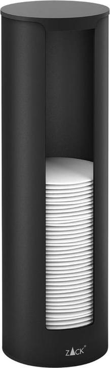 Actual product image Zack Cotton pad dispenser OLOMO stainless steel black