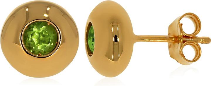 Immagine prodotto Xen Orecchini con peridoto di circa 0,6 ct. placcati in oro (Argento 925)