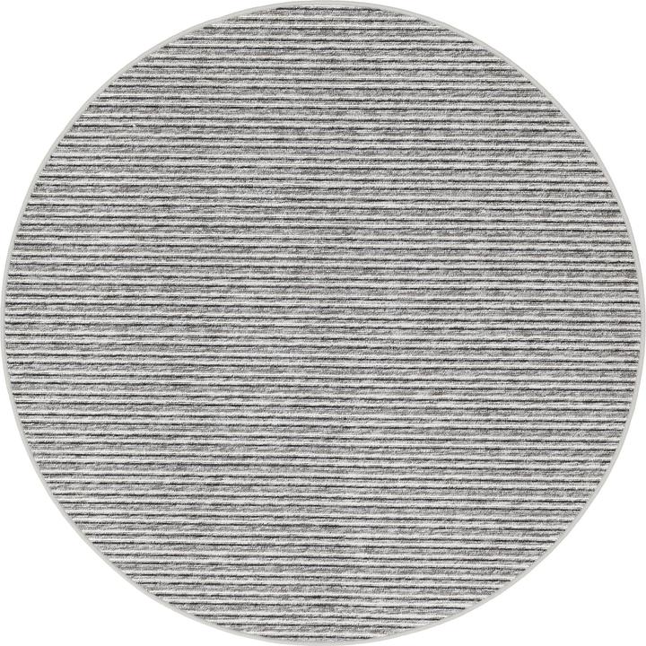 Actual product image Snapstyle Striped Berber Carpet Marta Round (100 x 100 cm)