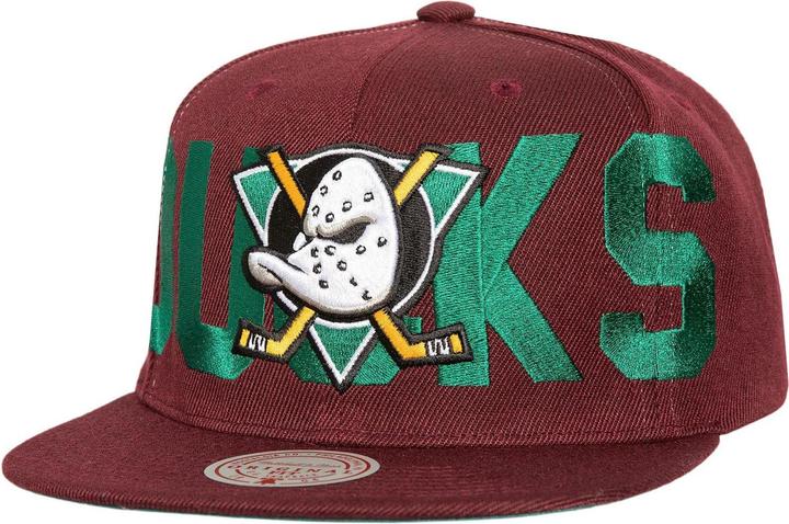 Mitchell & Ness Snapback Cap FULL FRONTAL Anaheim Ducks (One Size)