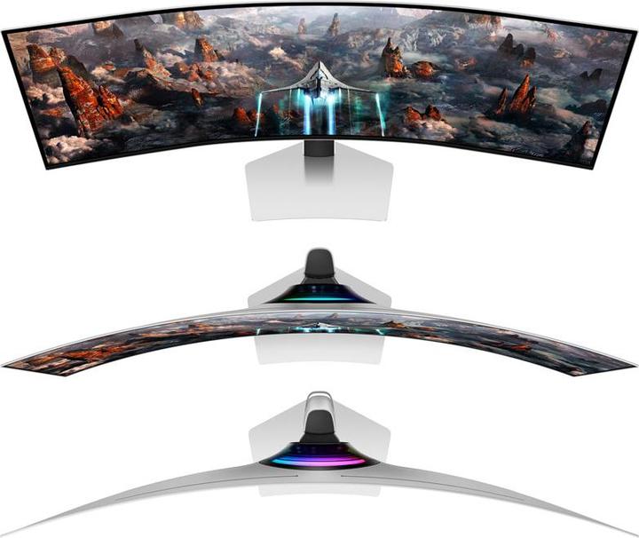 Actual product image Samsung Odyssey OLED G9 - G93SC (5120 x 1440 pixels, 49")