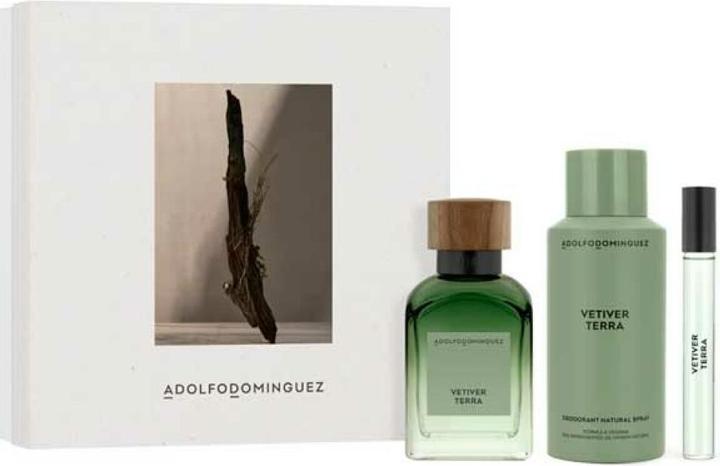 Actual product image Adolfo Dominguez A.D. Agua Fresca Vetiver Tierra Edt Spray 120 ml Sets (Eau de parfum, 120 ml)