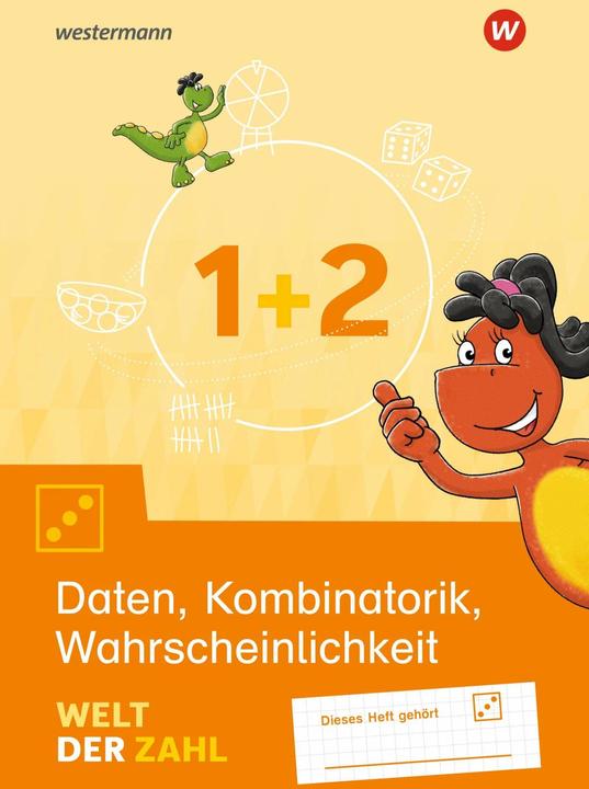 Produktbild Welt der Zahl 1 / 2. Arbeitsheft Daten, Kombinatorik, Wahrscheinlichkeit (Deutsch, Thomas Rottmann, Gerhild Träger, 2021)