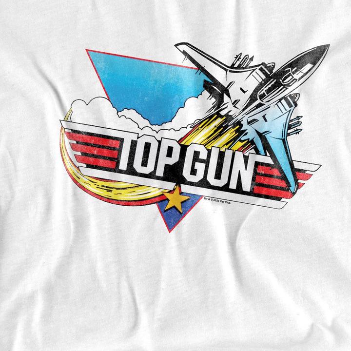 Actual product image Top Gun Unisex Adult Jet Swoop Logo T-Shirt (XXL)