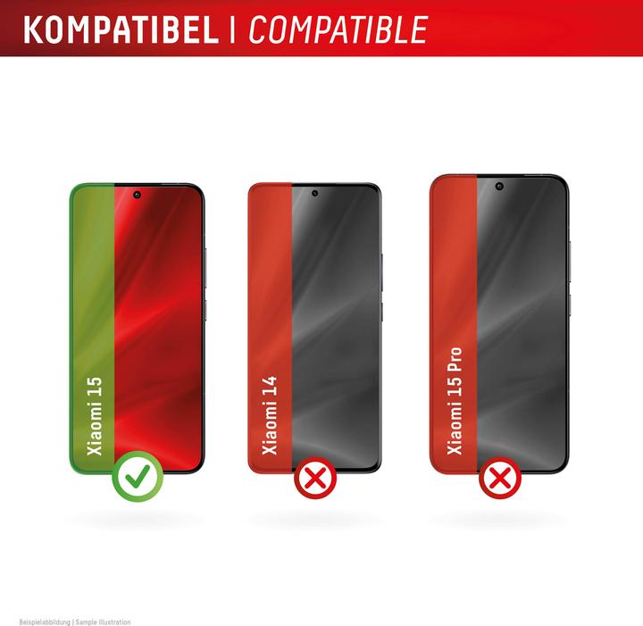 Image du produit Displex Real Glass, 2D Panzerglas (1 pièce(s), Xiaomi 15)