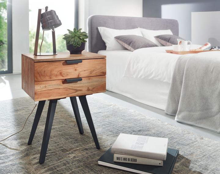Image du produit Wohnling Console de nuit (47 x 35 x 65 cm)